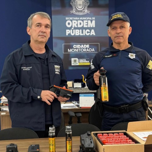 VR: Ordem Pública adquire equipamentos para uso dos agentes da Guarda Municipal 